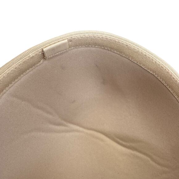 Wacoal Cream Nude Padded Red Carpet Strapless Pushup Bra Back Closure Size 34G - Picture 3 of 7